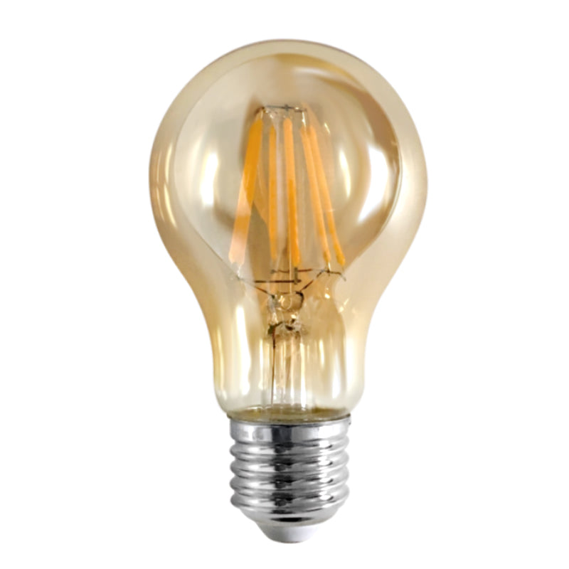 InLight E27 LED Filament A60 8watt Dimmable με μελί κάλυμμα (7.27.08.23.1)