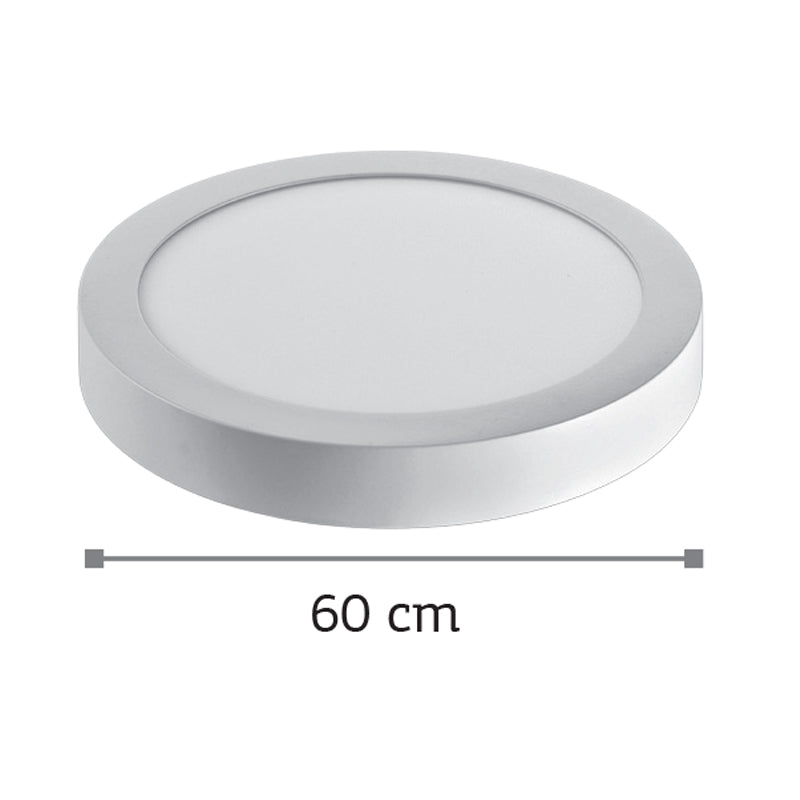 InLight LED Mounted Panel 48watt Στρογγυλό 4000Κ Φυσικό Λευκό D:60cm (2.48.04.2)