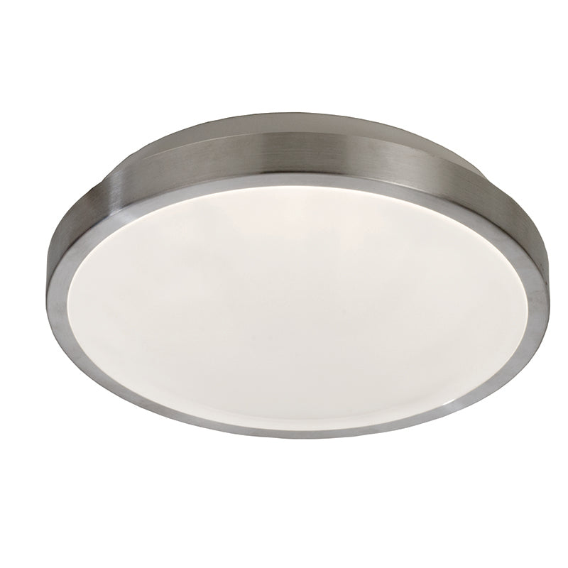 InLight Πλαφονιέρα οροφής LED 32W 3CCT από ασημί ματ ακρυλικό D:52cm (42159-Α-Ασημί Ματ)