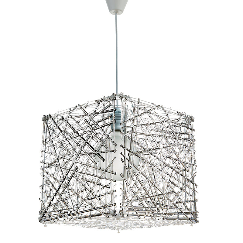 InLight Κρεμαστό φωτιστικό από φιμέ plexiglass 1XE27 D:30xm (4339-Φιμέ)