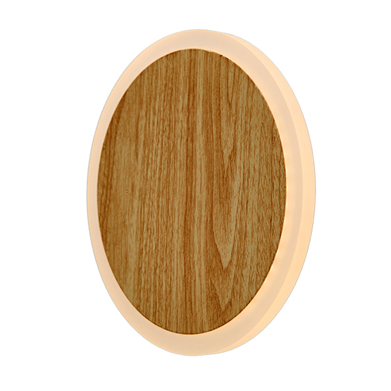 InLight Επιτοίχιο φωτιστικό από αλουμίνιο σε καφέ απόχρωση (43401-Ξύλο)