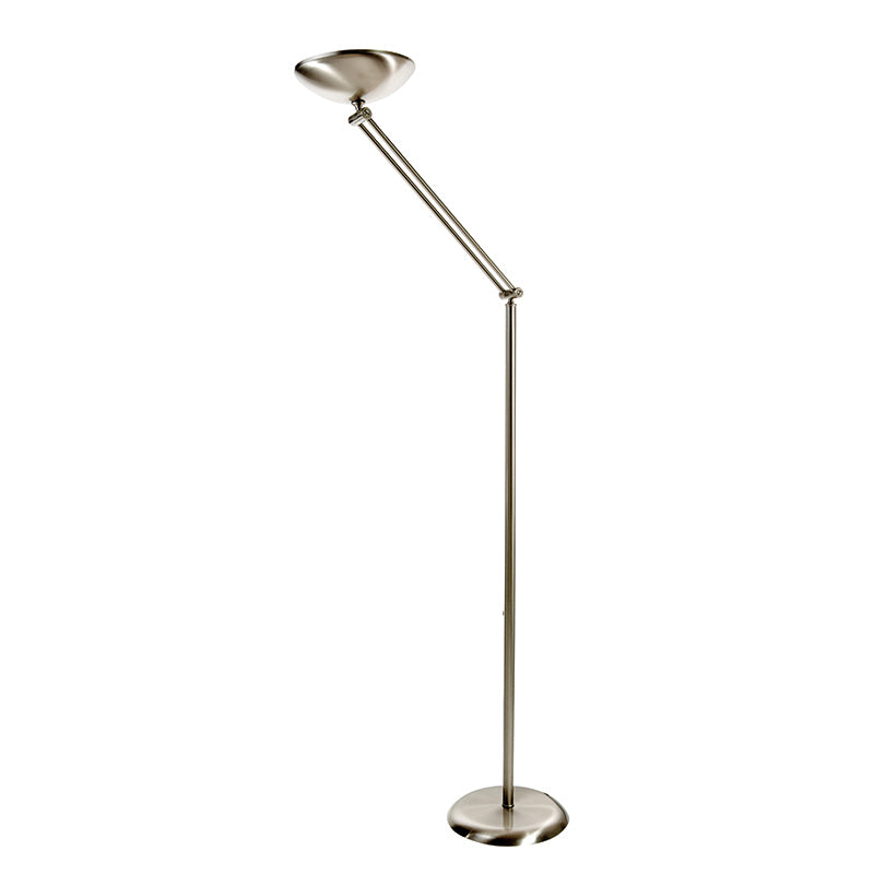 InLight Επιδαπέδιο φωτιστικό από νίκελ ματ μέταλλο 1XR75 D:187cm (45017-Χρυσοτηρίου-Νίκελ Ματ)