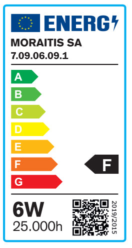InLight G9 LED 6watt 3000Κ Θερμό Λευκό (7.09.06.09.1)