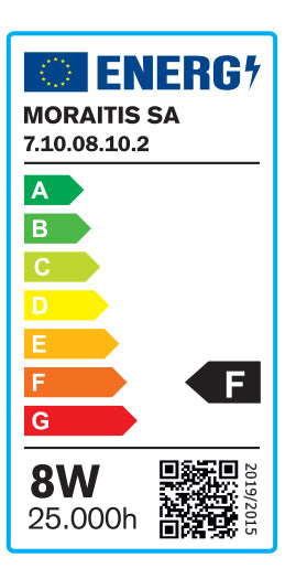 InLight GU10 LED 8watt 4000Κ Φυσικό Λευκό (7.10.08.10.2)