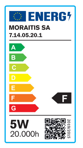 InLight Ε14 LED Filament C35 5watt Dimmable με μελί κάλυμμα (7.14.05.20.1 )