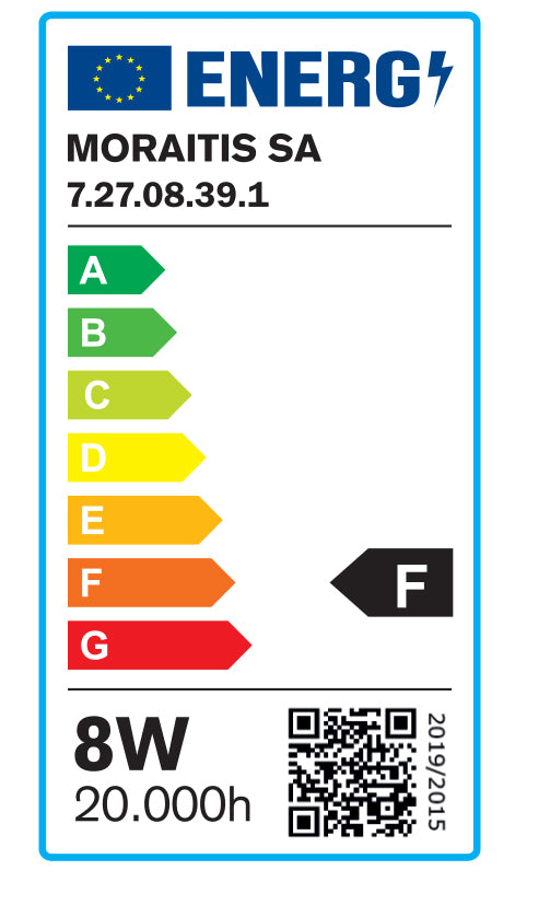 InLight Ε27 LED Filament G80 8watt (7.27.08.39.1)