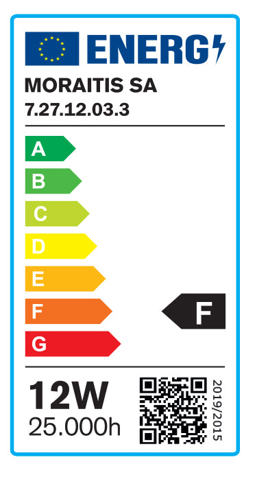 InLight E27 LED A60 12watt 6500Κ Ψυχρό Λευκό (7.27.12.03.3)