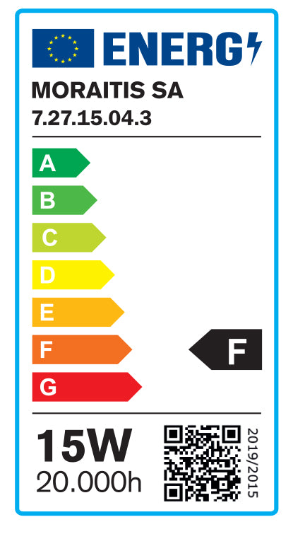 InLight E27 LED A60 15watt 6500Κ Ψυχρό Λευκό (7.27.15.04.3)