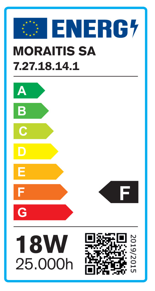 InLight E27 LED G120 18,5watt 3000K Θερμό Λευκό (7.27.18.14.1)