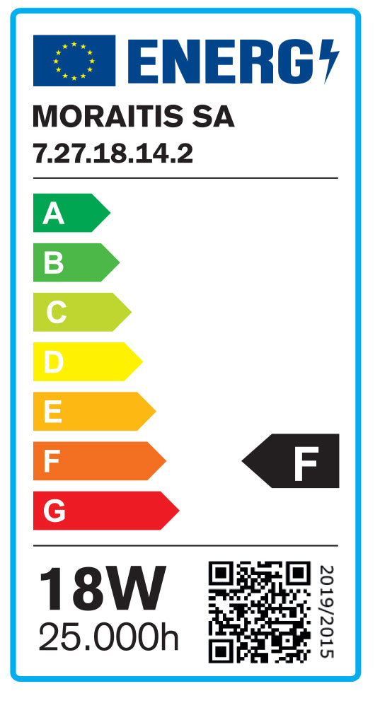 InLight E27 LED G120 18,5watt 4000K Φυσικό Λευκό (7.27.18.14.2)