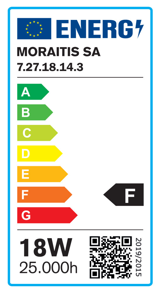 InLight E27 LED G120 18,5watt 6500K Ψυχρό Λευκό (7.27.18.14.3)